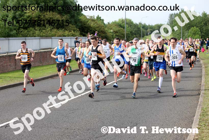 Newton Aycliffe 10k Road Race, County Durham. Photo: David T. Hewitson/Sports for All Pics